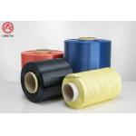 China 1000 Denier Flame Retardant Para Aramid Filament Yarn Red / Blue / Black / Green factory
