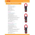 True RMS Clamp Digital Multimeter , Digital AC Clamp Meter