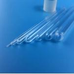 Customized One End Closed Quartz Glass Tube With High Density Of 6.91g/cm3 for sale