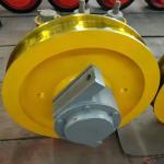 Heavy Duty Castings And Forgings Sheave Crown Pulley Block Spare Parts for sale