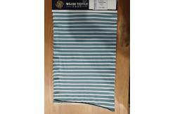 China Comfortable And Durble Smooth Striped Knit Fabric For T-Shirt supplier