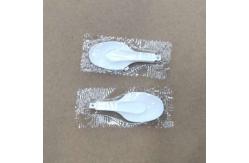 China Foldable Honey Transparent Plastic Small Honey Spoon For Frozen Yogurt supplier