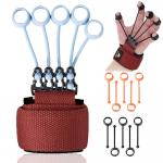 Adjustable Finger Exerciser BPA FREE Silicone Banne Hand Grip Strength Trainer Finger Resistancd Hand Strengthener for sale