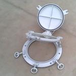 Marine A60 Fireproof  Double Glazed Windows Aluminum Steel / Stainless Steel for sale