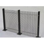 Powder Coated Welded Wire Mesh Fence Panels For Prison With Square Hole