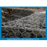 Durable Gabion Wire Mesh , Low Carbon Steel Wire Gabion Mesh Cages