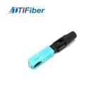 SC/UPC SC/APC Mechanical FTTH Optical Fiber Fast Connector Quickly Assembly