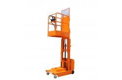 China Electric Aerial Order Pickers Lift Self Propelled Order Picker Forklift supplier