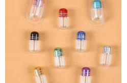 China OEM PE Plastic Capsule Bottles Single Pill Empty Capsule Shells supplier