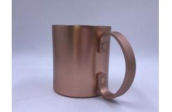 China Classical Anodizing 1.0mm Metal Houseware 400ML Aluminum Beer Mugs supplier