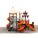 2023 Hot Sale Corsair Style Kids Park Equipment Custom Outdoor Playground Plastic Slide for Children for sale