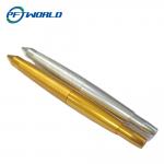 High quality CNC aluminum parts Pen case Anodized gold and black for sale
