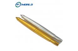 China High quality CNC aluminum parts Pen case Anodized gold and black supplier