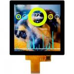 3.95 Inch 4 480*480 Square TFT LCD Display with RGB Interface CTP for sale