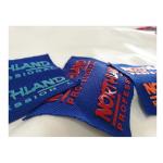Creative Heat Transfer Garment Labels ,  Shinny Effect Heat Press Neck Labels for sale