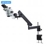 OPTO-EDU A23.3645-STL6BT 0.7-4.5x Trinocular Swing Arm Boom Stand Without Light Source Zoom Stereo Microscope for sale