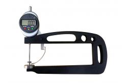 China 0-25.4mm Digital Thickness Gauge 200mm Measuring Depth With Grip Handle supplier