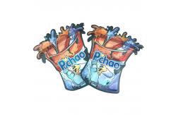 China Custom Special Shaped Pouch Holographic Die Cut Mylar Bag For Custom supplier