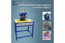 China Printed t shirt silicone 3d printing leather belt embossing machine supplier