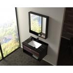 800mm Bathroom Mirror Cabinet Wall Mounted Artificial Marble Countertop