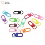 Metal Swivel Lanyard Trigger Snap Hook Colorful For Backpack Charms Toy Zipper Pulls for sale