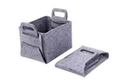China Reusable Practical Foldable Felt Storage Basket Multipurpose Waterproof supplier