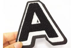 China Chenille Felt Letterman Patches Alphabet Patches For Jackets  2.75 Tall supplier