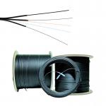 PVC G657A1 FRP 8 Core Single Mode Fiber Optic Drop Cable for sale