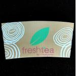 12oz 16oz Kraft Paper Coffee Cups And Sleeves OEM Design for sale