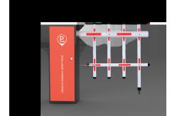 China Automatic Boom Folding Straight Arm Car Barrier Gate supplier