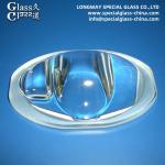 Durable Optical Borosilicate Glass Street Light Cob Led Lenses for sale