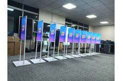 China 32 Inch Dual Side Floor Stand Digital Signage Aluminum Alloy Frame supplier