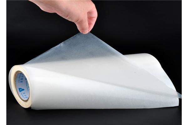 Heated Plastic Bonding Polyester Adhesive Film , Transparent Hot Melt Adhesive Film