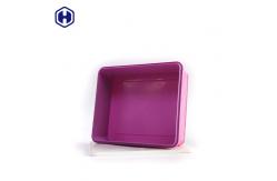 China 0.45KGS Food Grade Square IML Box / Plastic Cake Container Scratch Resistant supplier