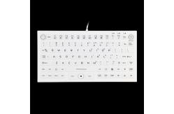China Compact Antivirus Medical Keyboard With 12 Function Keys And FSR Mouse supplier