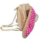 3D Fuzz Dog Soft Toy Backpack , Durable Plush Backpacks For Toddlers