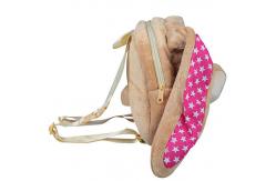 China 3D Fuzz Dog Soft Toy Backpack , Durable Plush Backpacks For Toddlers supplier