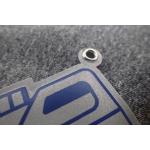 Printing Custom Logo Gas Shape Embossed TUP Keychain Promotional Gift TPU Keyring