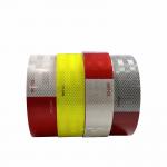 C2 Red And White Retro Reflective Tape Waterproof Adhesive Dot For Truck Trailer Safety for sale