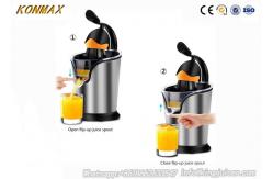 China Compact 85W Electric Orange Juicer With Soft Grip Handle And Anti - Drip supplier