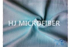 China Turquoise Blue Microfiber Waffle Cloth Polyester & Polyamide 300GSM supplier