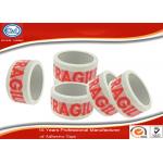 Adhesive White Caution Tape / Printed Packaging Tape Standard size
