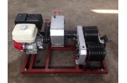 China Double Capstan Portable Cable Puller 5 Ton With Honda GX390 Engine 13HP supplier