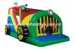 China Oem Outdoor Inflatable Tractor Slide For Children Party Amusement supplier