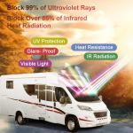 Removable Chameleon Window Tint Film No Residue Solar Control Easy Installation
