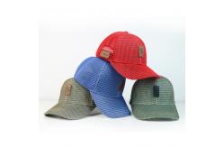 China Full Mesh 6 Panel Quick Dry 58cm Fitted Baseball Cap supplier