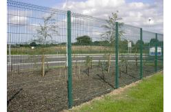 China Pvc Coated Peach Post 3d Curved Fence Folding Welded Wire Mesh supplier