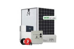 China LiFePO4 MPPT 15kw Off Grid Solar System For Residential CE RoHS Certification supplier