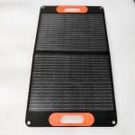 2 Folds Solar Panels Charger Foldable 60W Portable Solar Panel 166mmx166mm Cell for sale