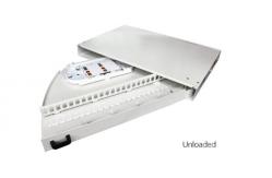 China 1U 19inch  Empty Side pull out Rack mount Patch panel supplier